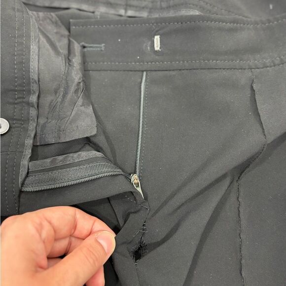 Hugo Boss Women’s Pants Stretch Trousers Front Stitched Crease - Picture 5 of 8